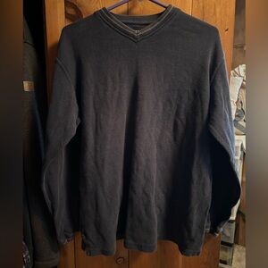 Ralph Lauren Men's Dark Blue V-Neck Sweater